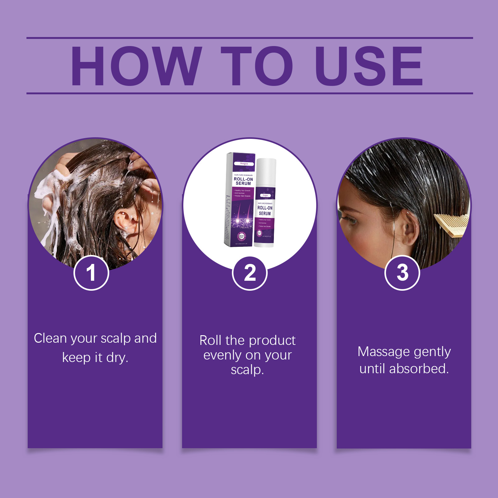 Hair Care Naturally - Haarwuchsserum gegen Haarausfall, stärkt die Haarwurzeln,