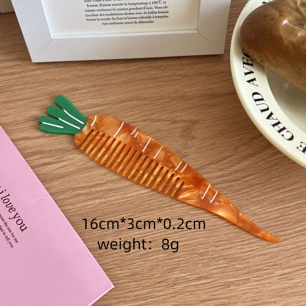 Hair Care Vegetables - Haarpflege Tulpe Acetat Kamm Cartoon Welpen