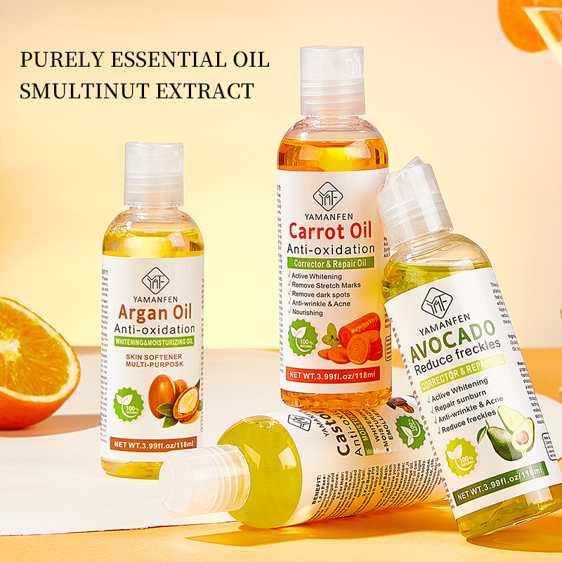 Hair Care Vegetables - Rizinusöl Pflanzenöl Arganöl Avocadoöl Gesichts- und