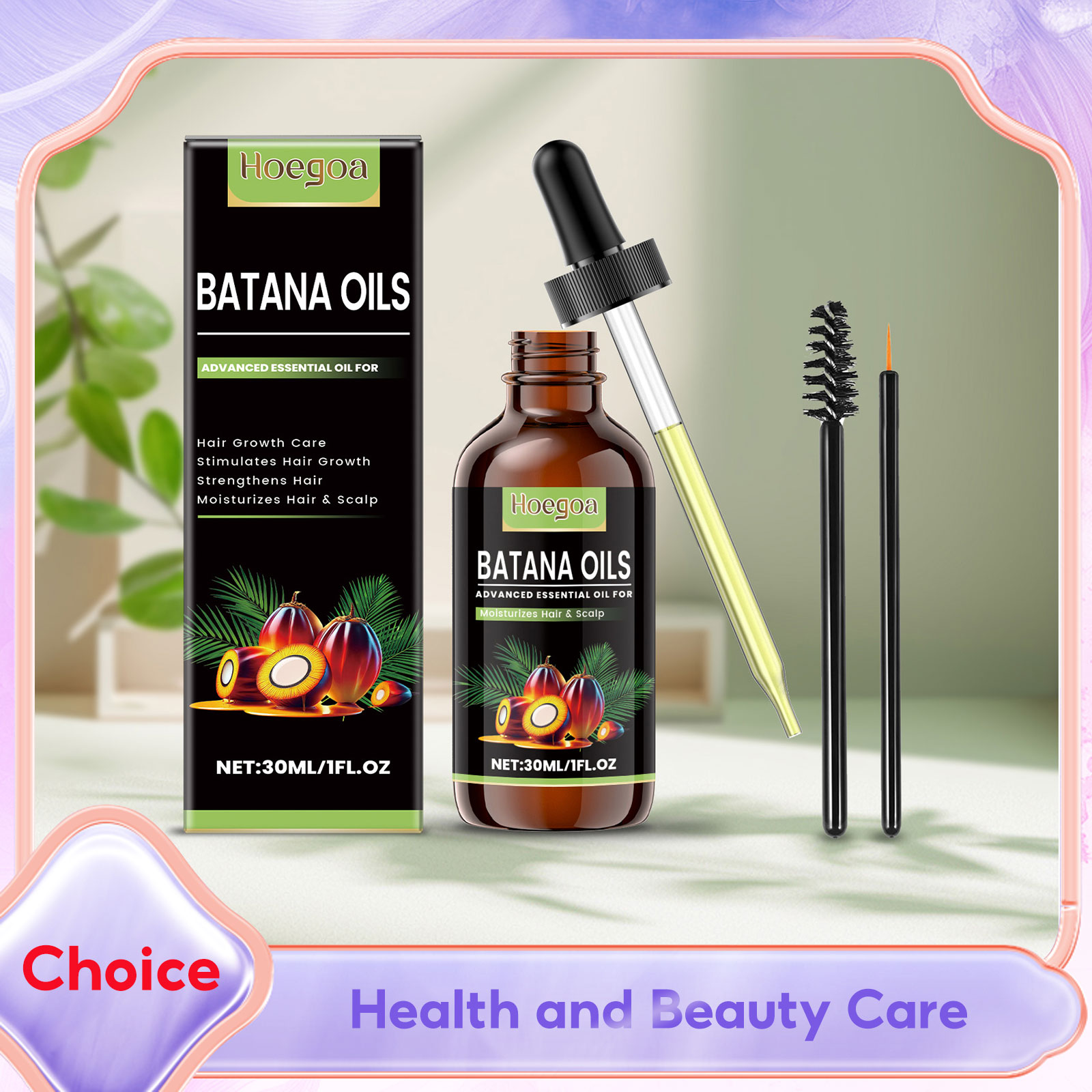 Hair Care Naturally - Batana-Öl für das Haarwachstum, revitalisierend, stärkend,