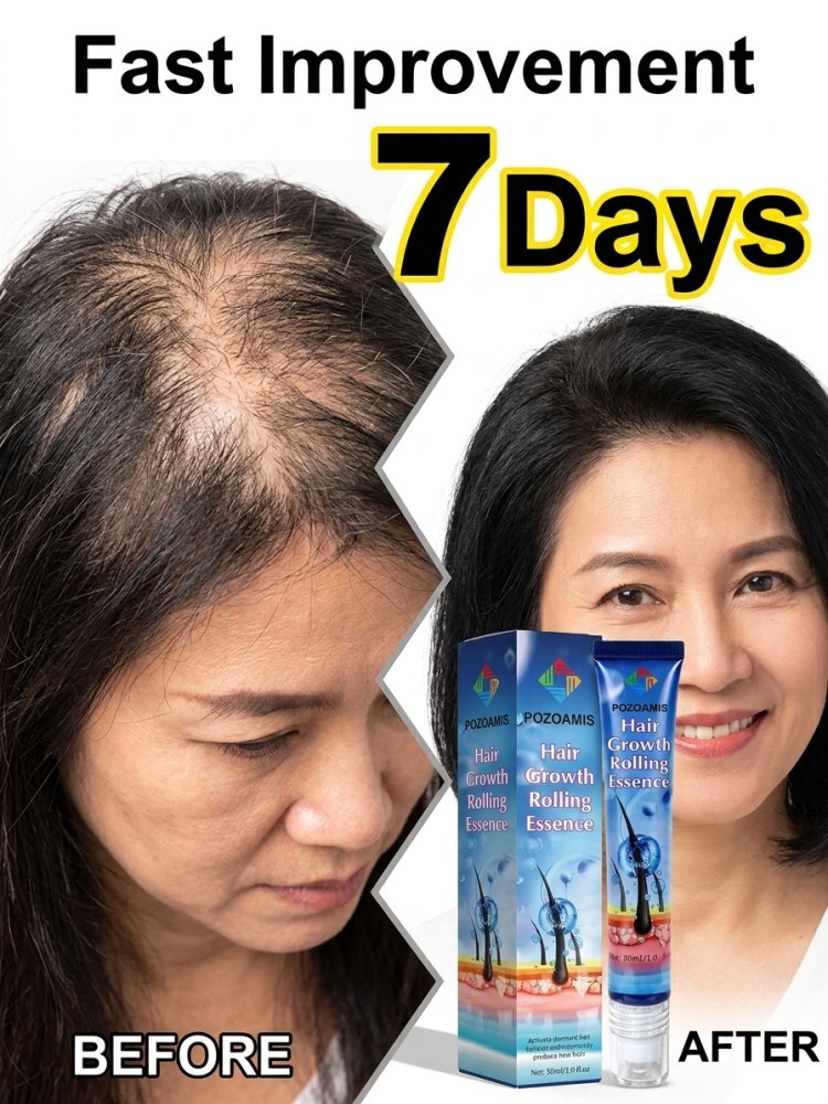 Hair Care Daily Routine - Täglich anwendbares Kopfhaut-Nährendes Haarserum mit Rollkugel,