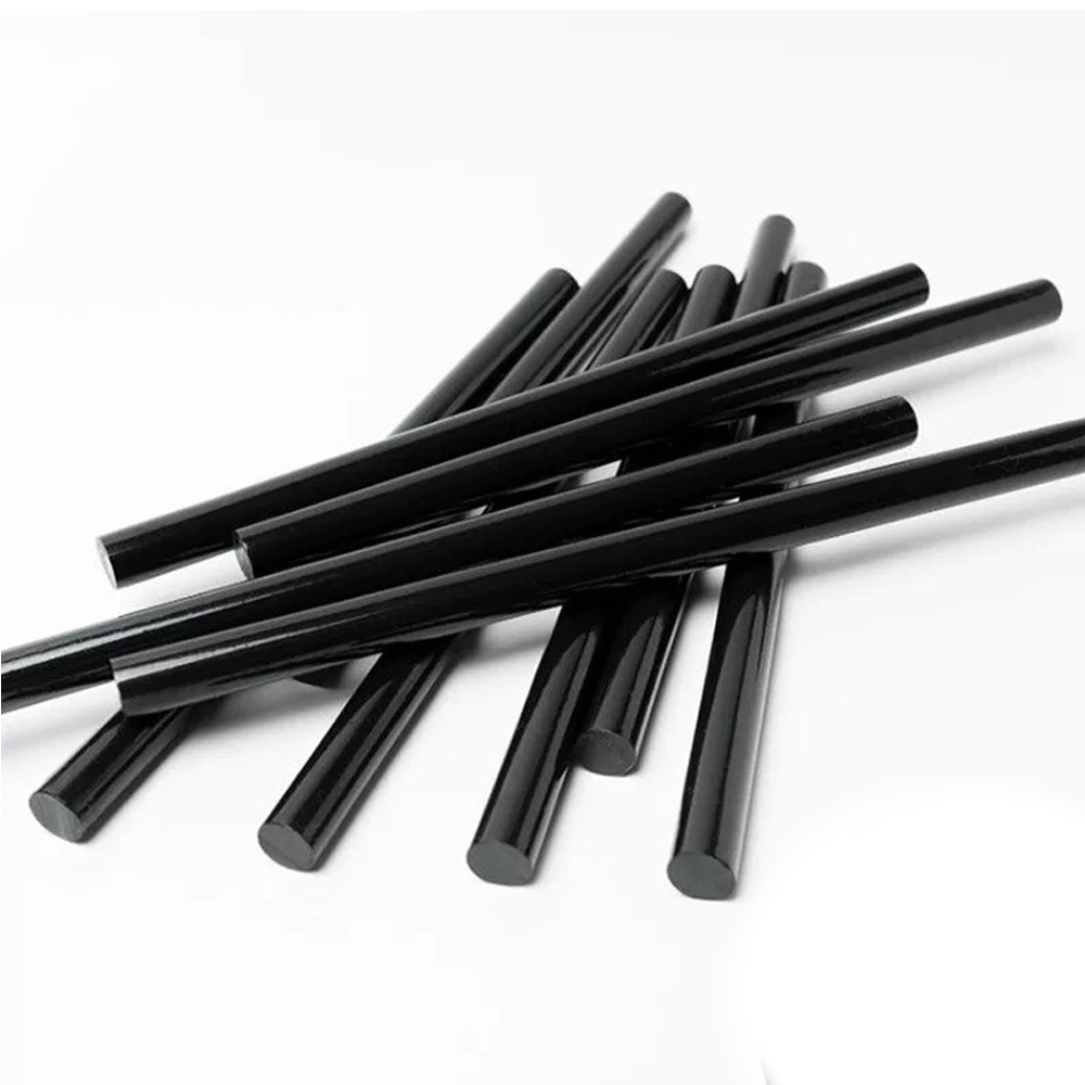 Glue Gun Hair - Schwarzer/klarer Klebestift, 7 x 15 cm,