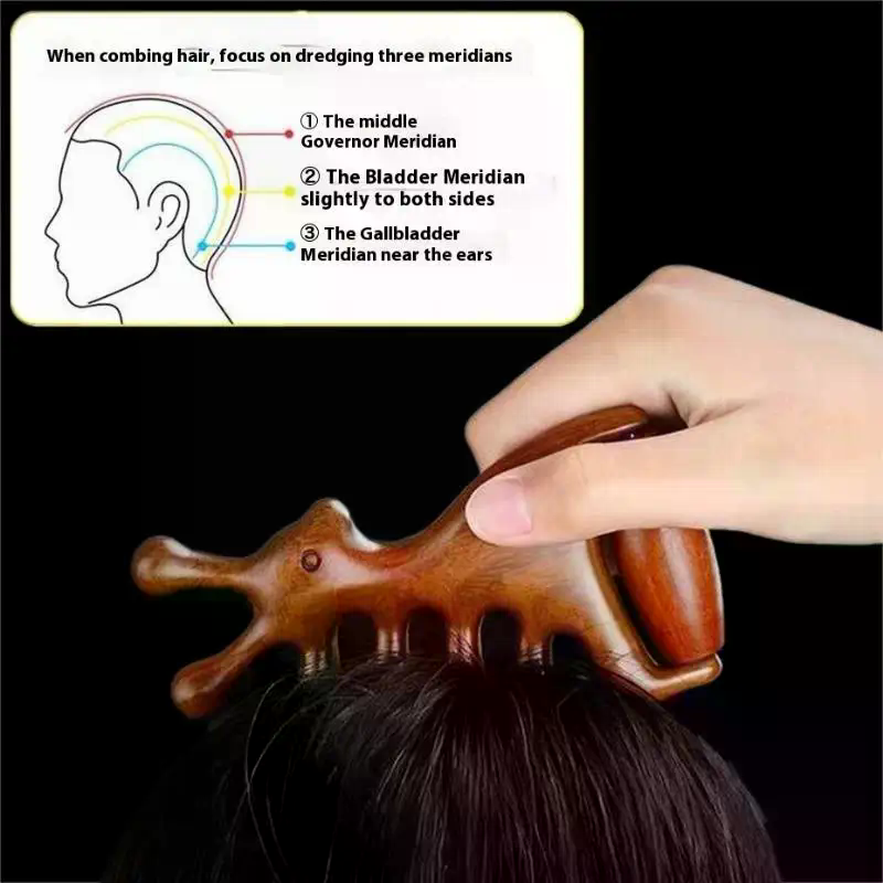 Holz Massage Kamm Kopf Meridia – Hair Care Nutrition Bewertung und Preis