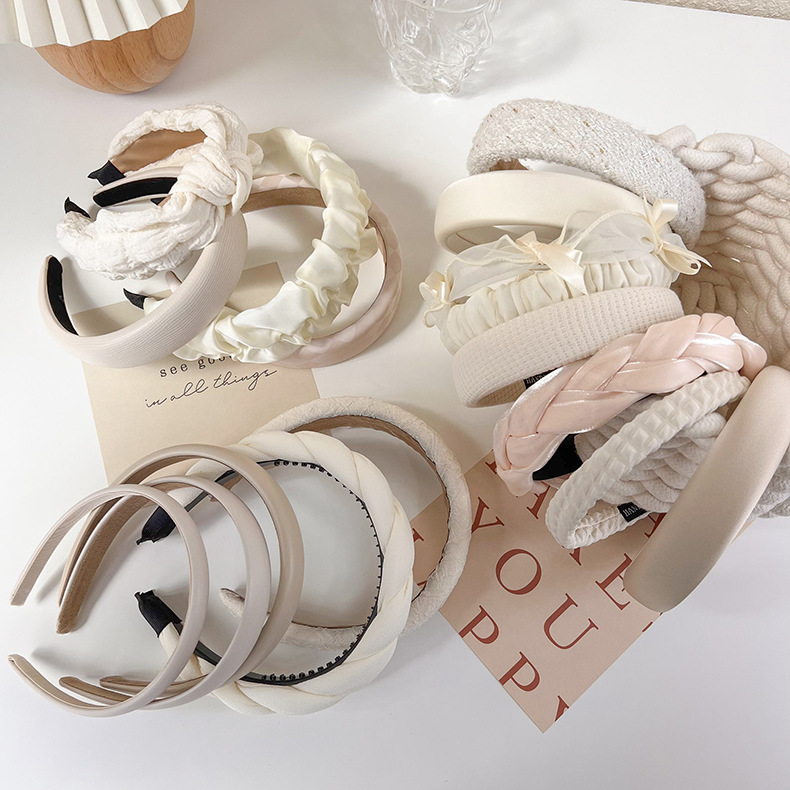 Beige breites Stirnband mit ho – Hair Care Lotion Bewertung und Preis