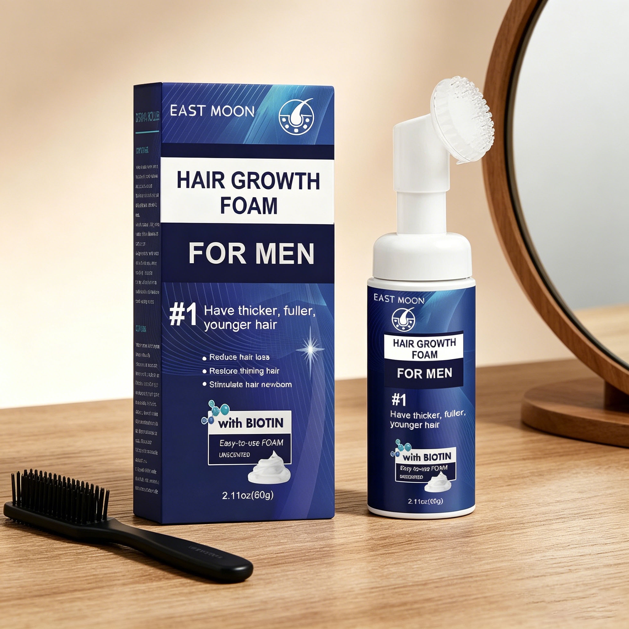 Haarwuchs-Schaum Silikonbürste – Hair Care Naturally Bewertung und Preis