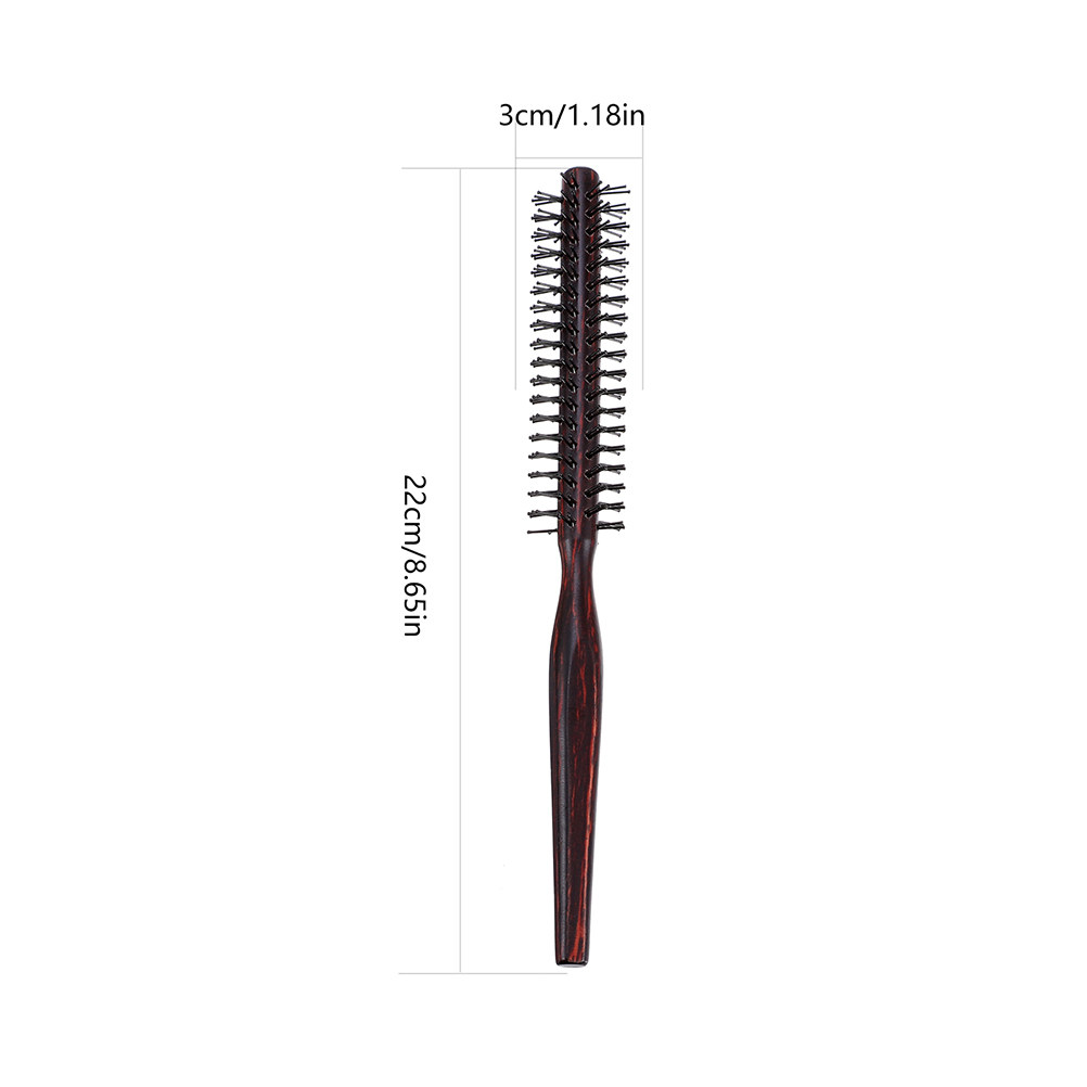 2 Stück Runde Holz-Haarbürste, – Hair Care In Salon Bewertung und Preis