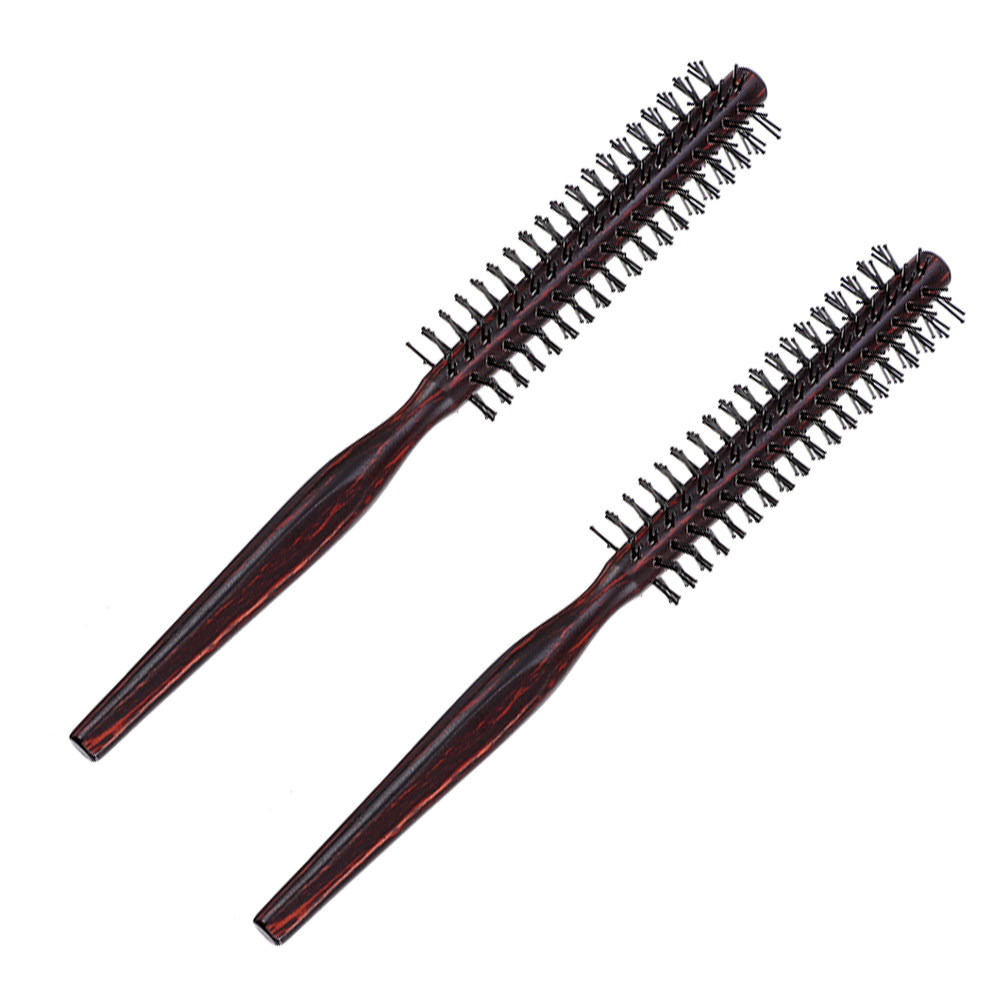 2 Stück Runde Holz-Haarbürste, – Hair Care In Salon Bewertung und Preis