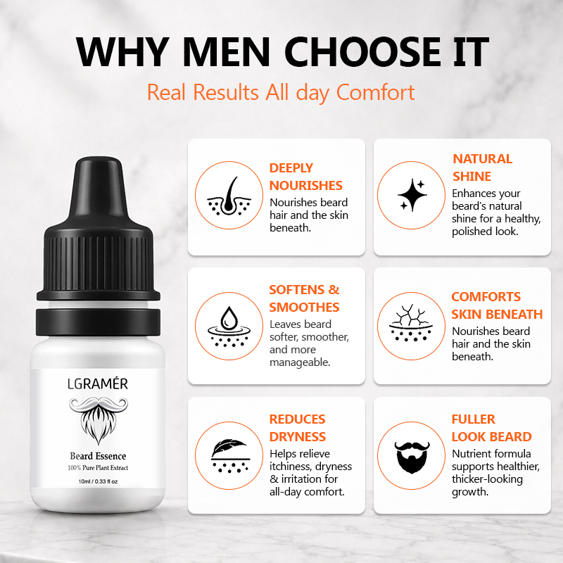 Bartwuchsserum für Männer, näh – Hair Care Naturally Bewertung und Preis