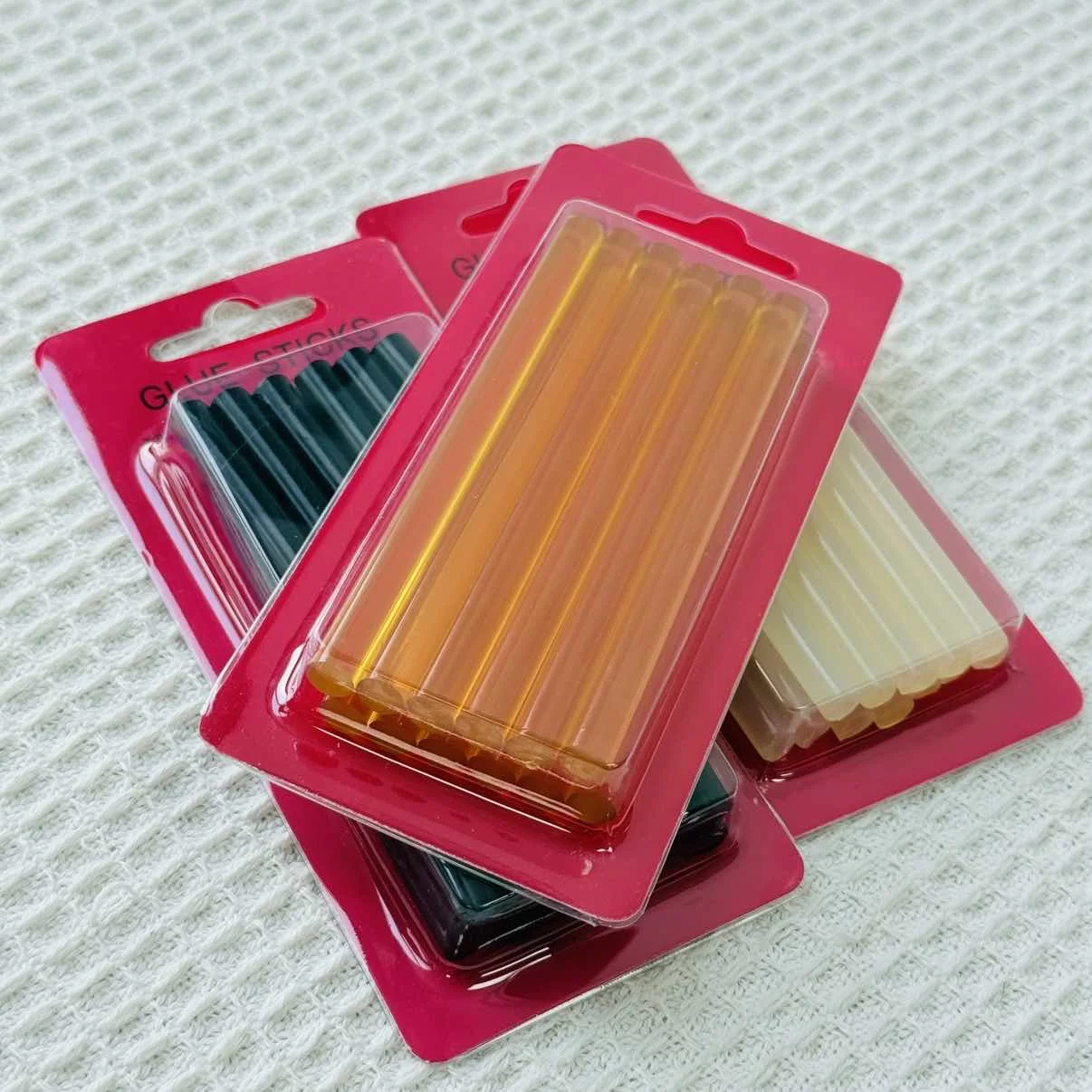 12 Stück/Box 0,7*10 cm Heißkle – Glue Gun Hair Bewertung und Preis