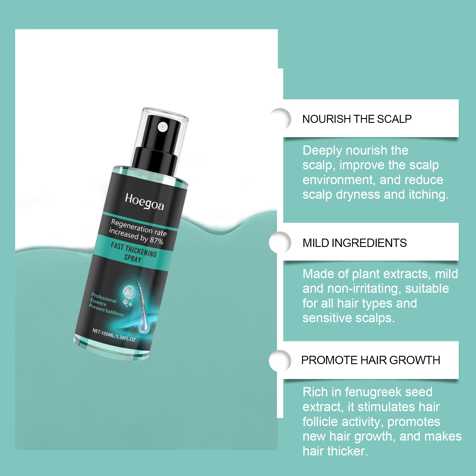 Hoegoa Anti-Alopecia Spray Haa – Hair Care Daily Routine Bewertung und Preis